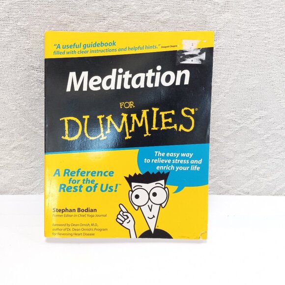 Meditation For Dummies The Easy Way To Relieve Stress & Enrich Your Life Book - Picture 1 of 5